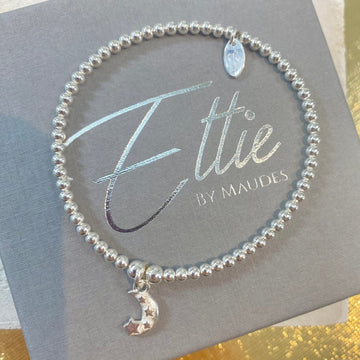 Ettie Thinbead Moon and Star Bracelet