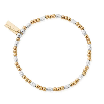 ChloBo | Gold and Silver Dainty Sparkle Bracelet