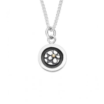 Linda Macdonald | Sterling Silver Cherish Flower Necklace
