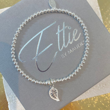 Ettie Thinbead Leaf Bracelet