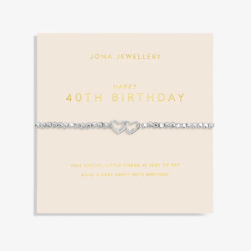 Joma Jewellery | Forever Yours | 40th Birthday Bracelet