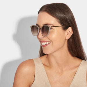 Katie Loxton | Santorini Sunglasses | Taupe Gradient