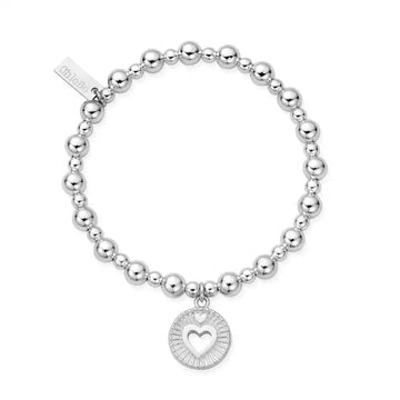 ChloBo | Mini Small Ball Guiding Heart Bracelet
