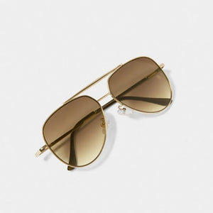 Katie Loxton | Bali Sunglasses | Gold Metal
