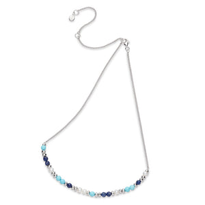 Kit Heath | Coast Tumble Azure Gemstone Beaded Necklace