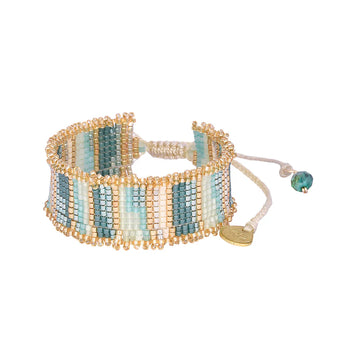 Mishky | Adjustable Beaded Bracelet Fringe Style - Small