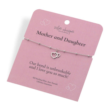 Hot Diamonds | Silver Whisper Mother and Daughter Bracelet