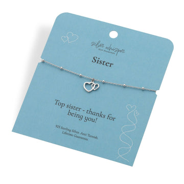 Hot Diamonds | Silver Whisper Sister Bracelet
