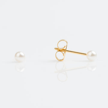 Studex | Sensitive 3mm White Pearl Stud Earrings