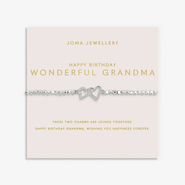 Joma Jewellery | Forever Yours Happy Birthday Wonderful Grandma Bracelet