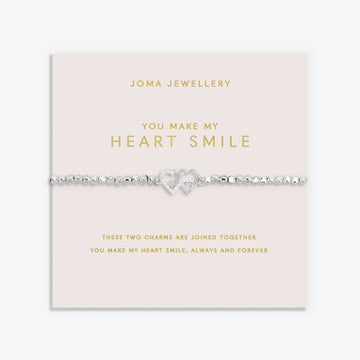 Joma Jewellery | Forever Yours You Make My Heart Smile Bracelet