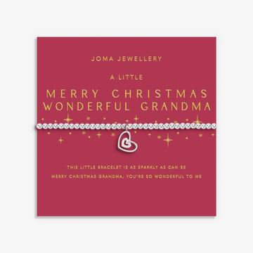 Joma Jewellery | Merry Christmas Wonderful Grandma Bracelet