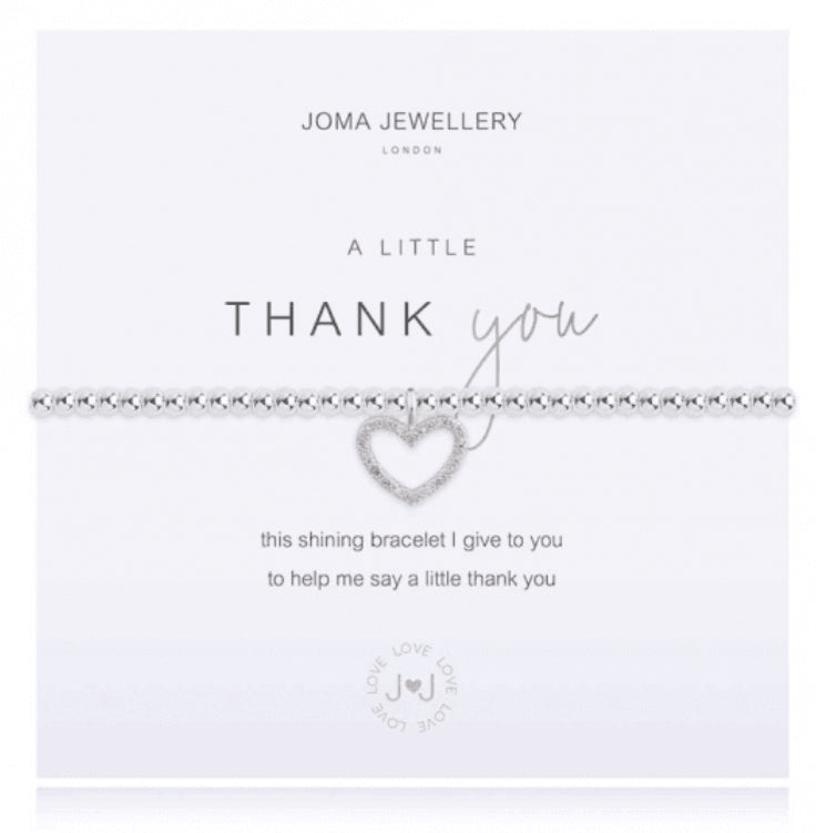 Joma Jewellery | Thank you Bracelet