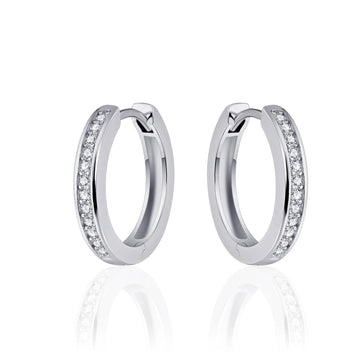 Gisser | Classic Sparkling Hoops - 12mm, 15mm, 20mm