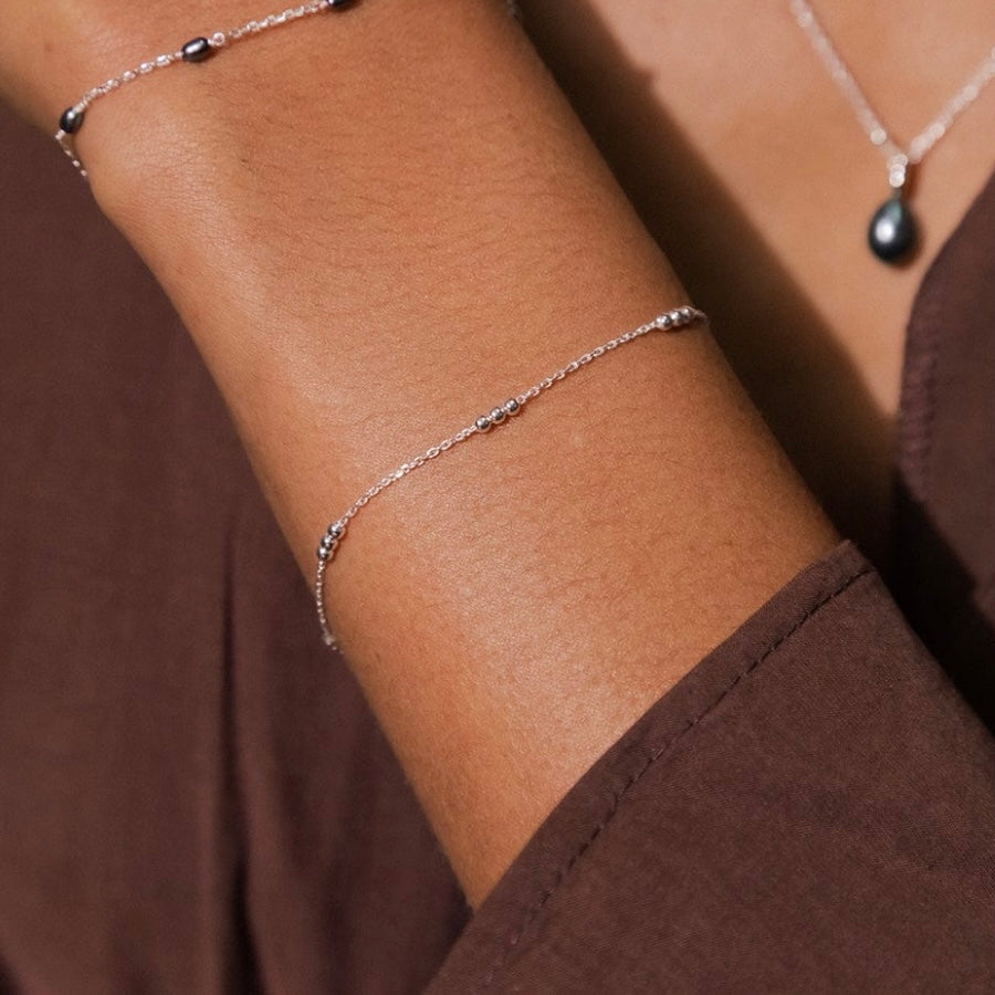 Daisy London | Triple Bead Chain Bracelet