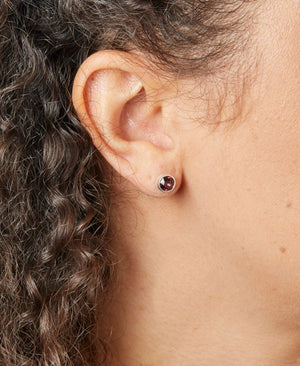 January Birthstone Earrings - Maudes The Jewellers