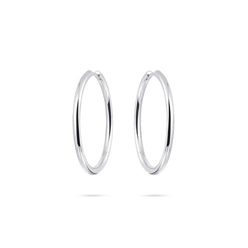 Gisser | Polished Bold Bands Hoops - 12mm, 15mm, 20mm, 30mm, 40mm