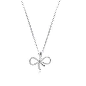 Real Effect | Sterling Silver Bow Pendant