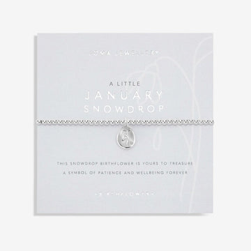 Joma Jewellery | Birthflower January Bracelet