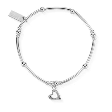 ChloBo | Mini Noodle Ball Patterned Heart Bracelet