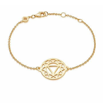 18ct Gold Plate Solar Plexus Chakra Bracelet