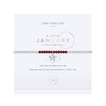 Joma Jewellery | Birthstone January Garnet Bracelet