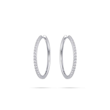 Gisser | Bold Bands Sparkling Hoops - 12mm, 15mm, 20mm, 30mm, 40mm