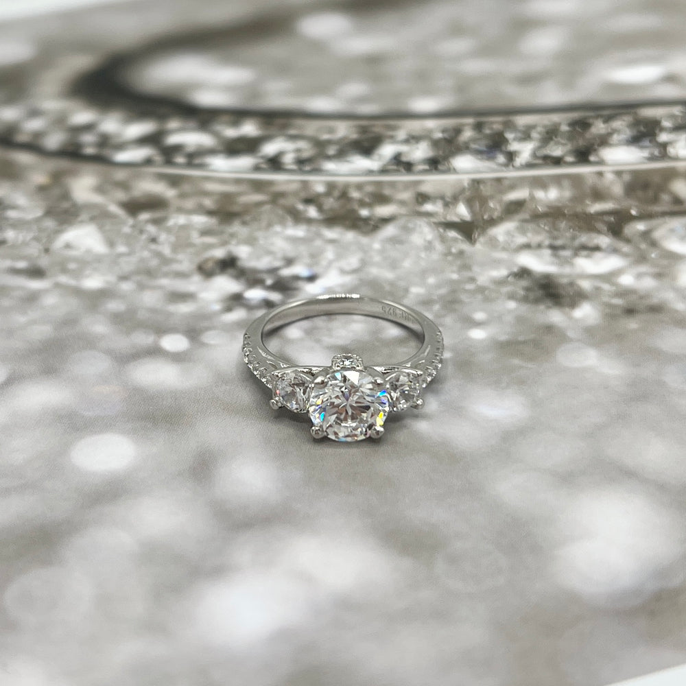 Real Effect  | Sterling Silver and Cz Ring