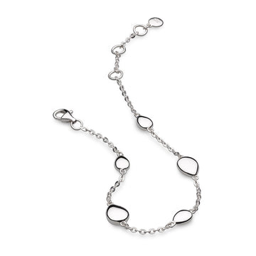 Kit Heath | Coast Pebble Origin Silver Station Bracelet