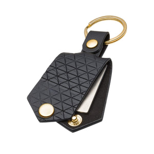 Fred Bennett | Leather Keyring With Engravable Tag