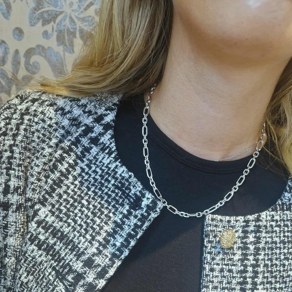 Kit Heath | Revival Figaro Chain Link T-Bar Necklace