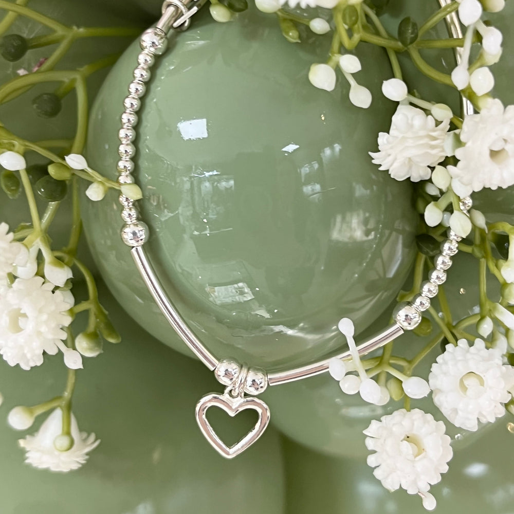 
            
                Load image into Gallery viewer, ChloBo | Cute Mini Open Heart Bracelet - Maudes The Jewellers
            
        