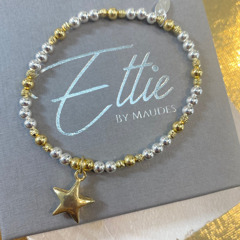 Ettie Mixed Metal Glistening Dreams Bracelet | Star