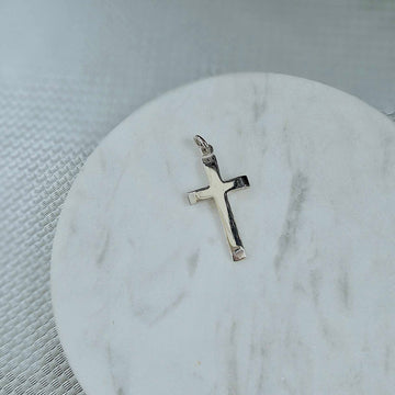 Sterling Silver Cross 27mm x 14mm