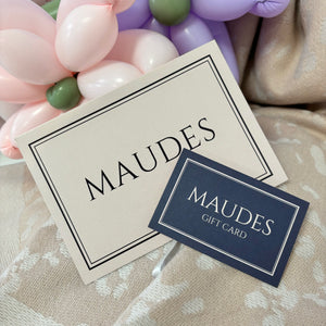 Maudes Gift Voucher Card