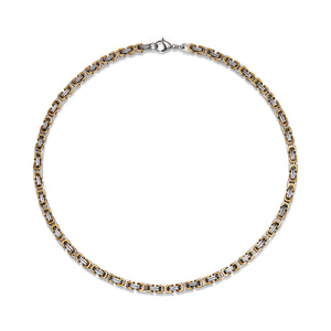 Unique & Co | Steel Byzantine Chain Necklace