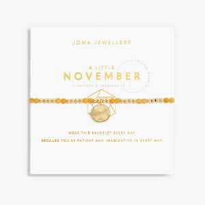 Joma Jewellery | Gold November Yellow Quartz Bracelet