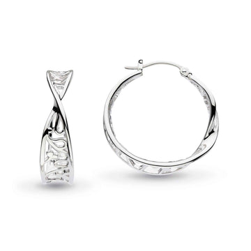 Kit Heath | Flourish Twist Hoop Earrings