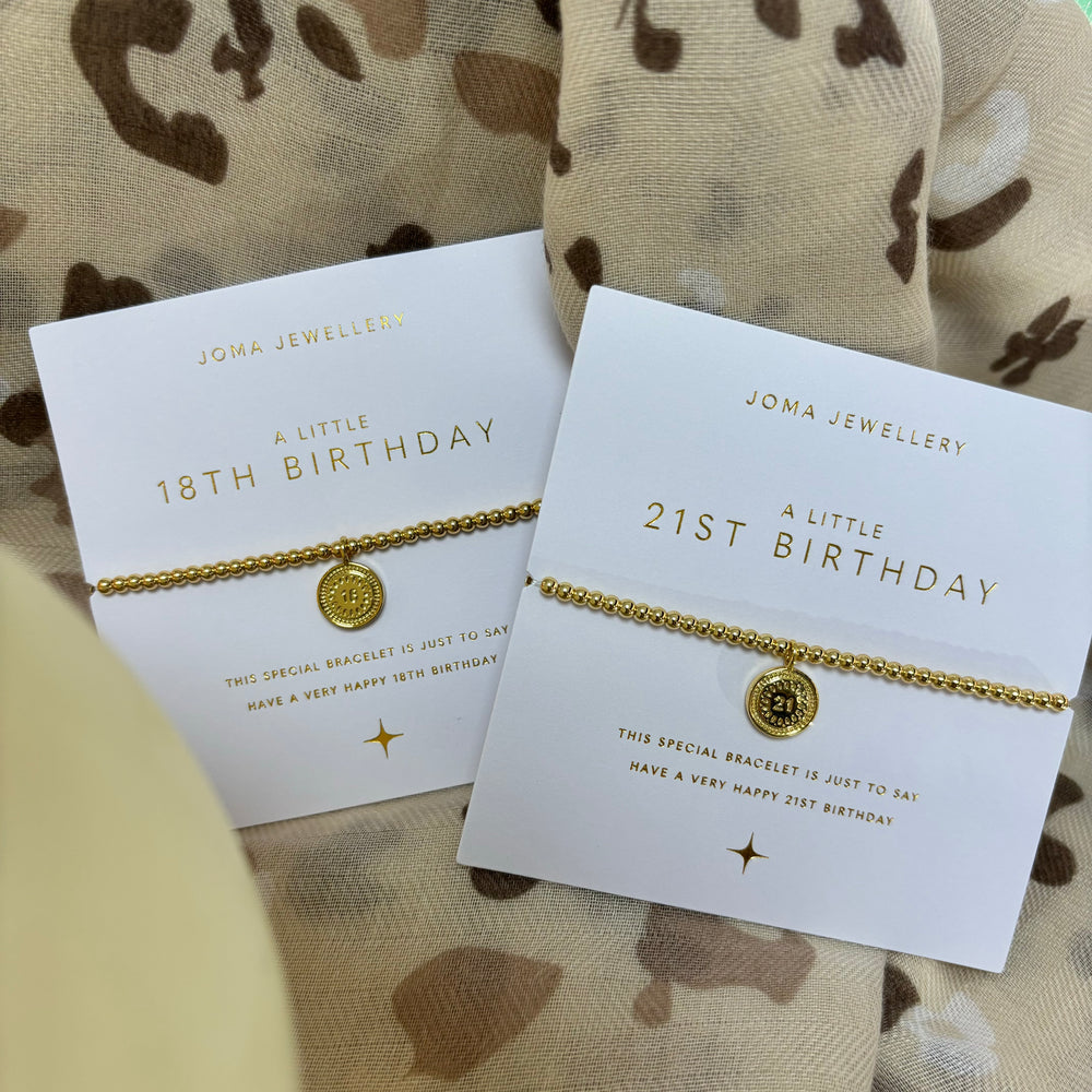 Joma Jewellery | Gold 18th Birthday Bracelet