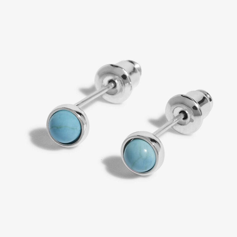 Joma Jewellery | December Turquoise Birthstone Boxed Earrings