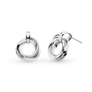 Kit Heath | Bevel Trilogy Grande Link Stud Earrings