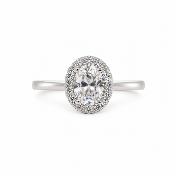 Real Effect | Sterling Silver Oval CZ Ring