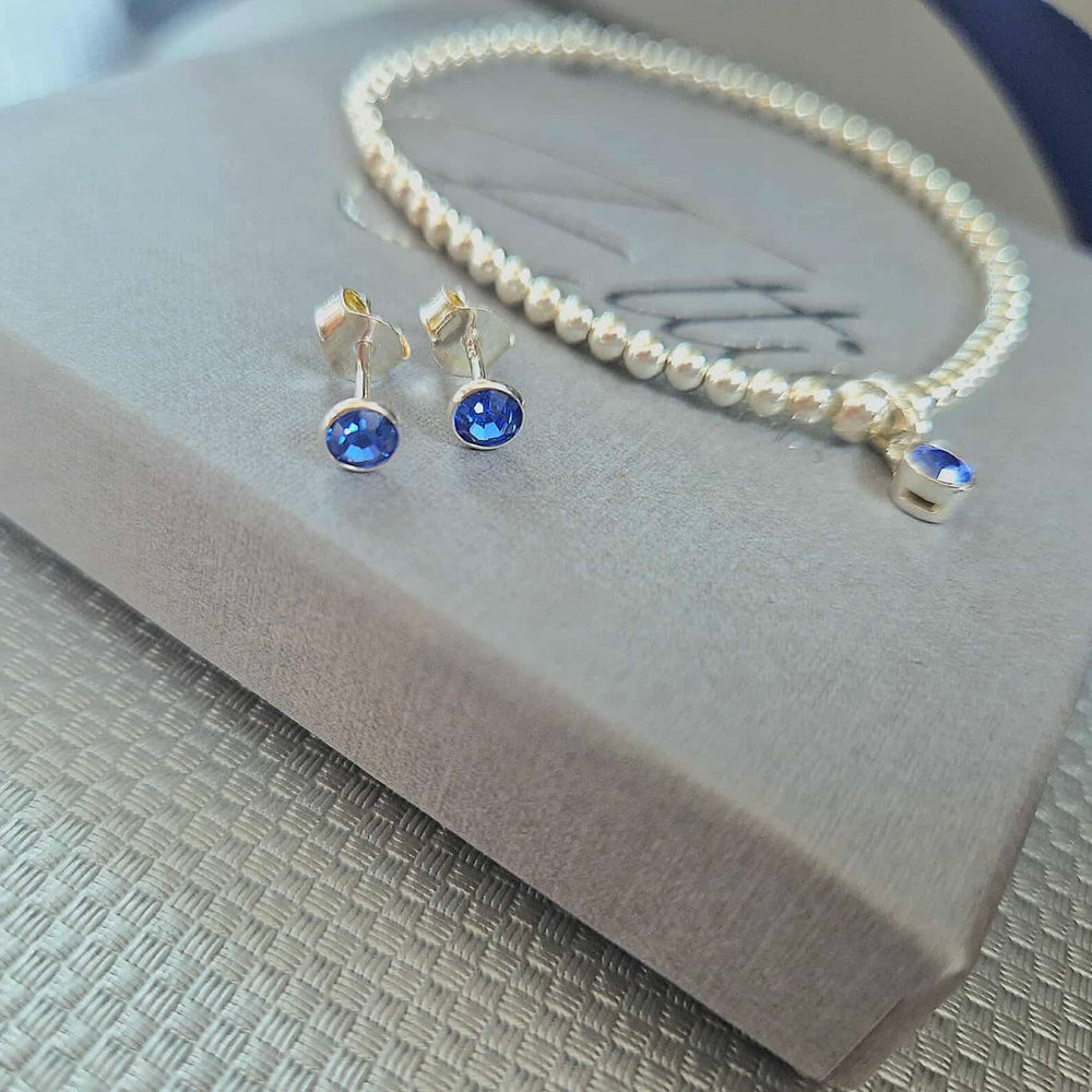 Ettie Sterling Silver Birthstone Earrings