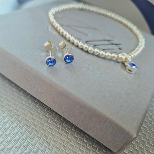 Ettie Sterling Silver Birthstone Earrings