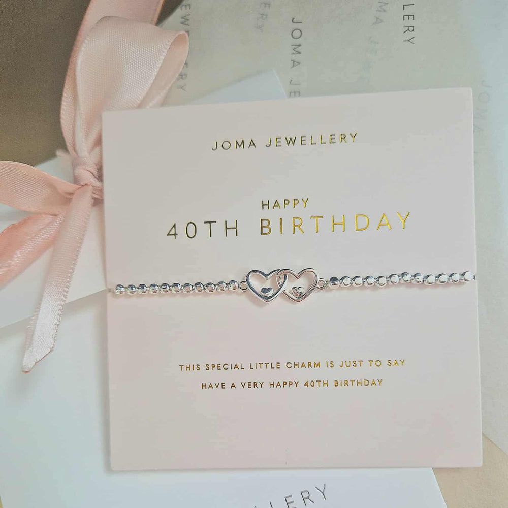 Joma Jewellery | Forever Yours | 40th Birthday Bracelet
