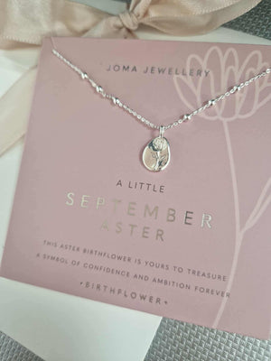 Joma Jewellery | September Birthflower Necklace