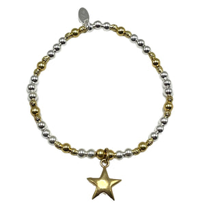 Ettie Mixed Metal Glistening Dreams Bracelet | Star