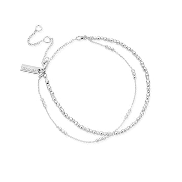 ChloBo | Mini Cute Triple Bobble Chain Anklet