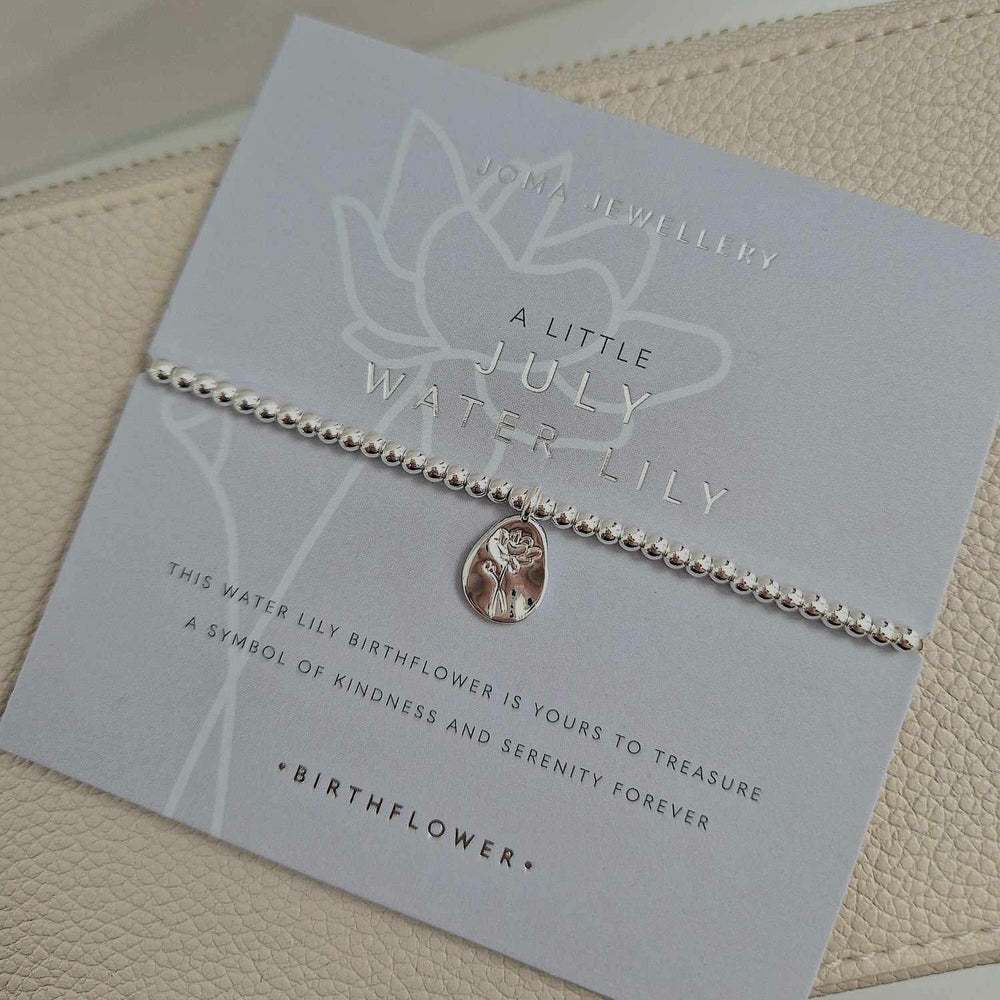 Joma Jewellery | Birthflower July Bracelet
