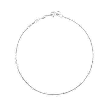 Sterling Silver Curb Chain Anklet